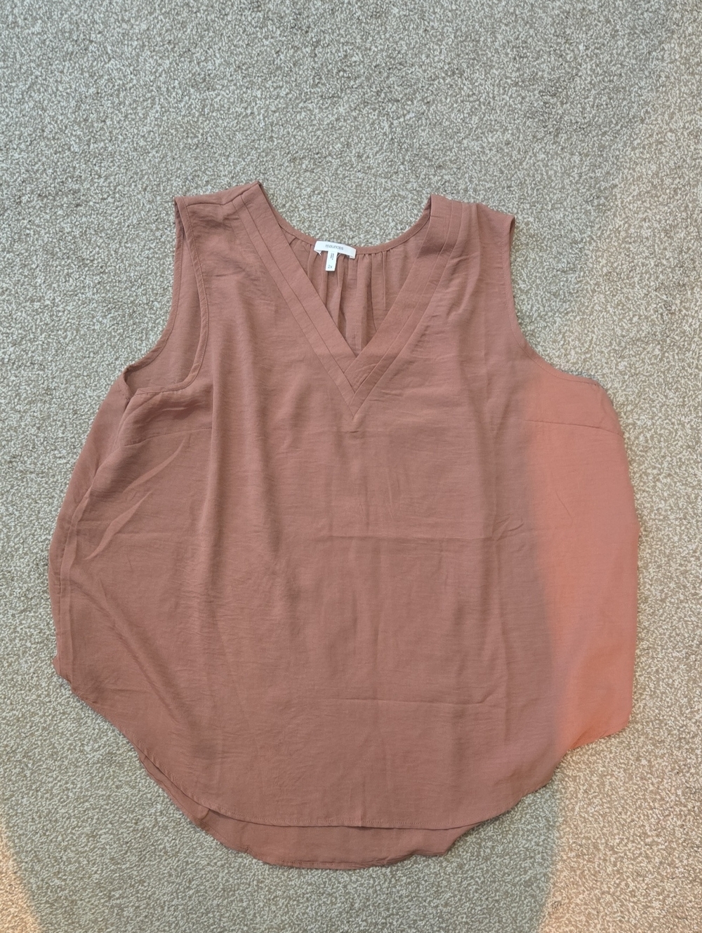 Maurices Sleeveless V-Neck Camisole in Rose Brown